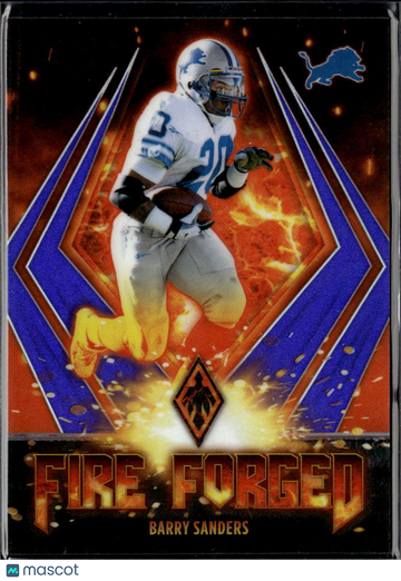 Barry Sanders 2021 Panini Phoenix Fire Forged /125 Detroit Lions