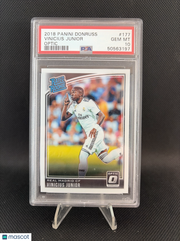 2018 Panini Donruss Vinicius Junior Optic PSA 10