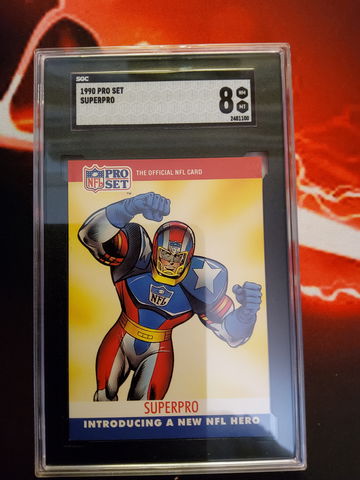 1990 Pro Set Football SUPER PRO Special Collectible 