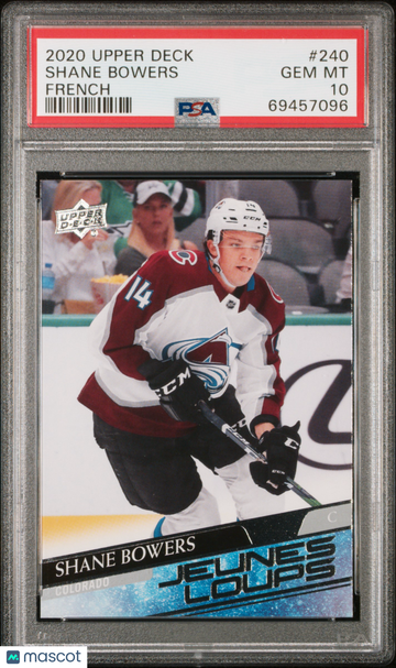 2020 Upper Deck Shane Bowers #240 French PSA 10