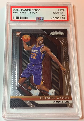 DEANDRE AYTON PRIZM PSA 10