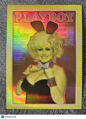 1995 Playboy Chromium Cover Cards Edition 1 #56 Dolly Parton