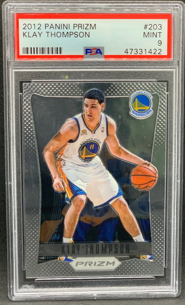 Klay Thompson 2012 Panini Prizm #203 Rookie PSA 9