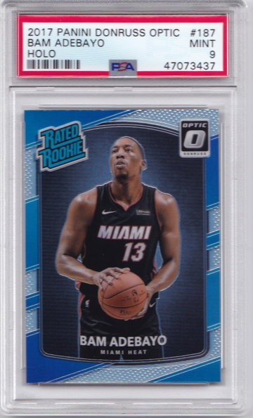 2017 Bam Adebayo Optic Holo PSA 9