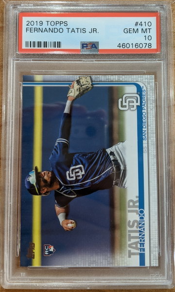 2019 Topps Series 2 Fernando Tatis Jr. 410 PSA 10