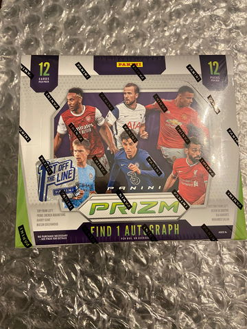 2020-21 Panini Prizm English Premier League EPL FOTL First Off The Line Hobby Box