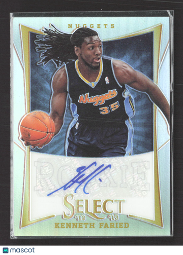2013 Panini Select Prizm Kenneth Faried #192 Auto