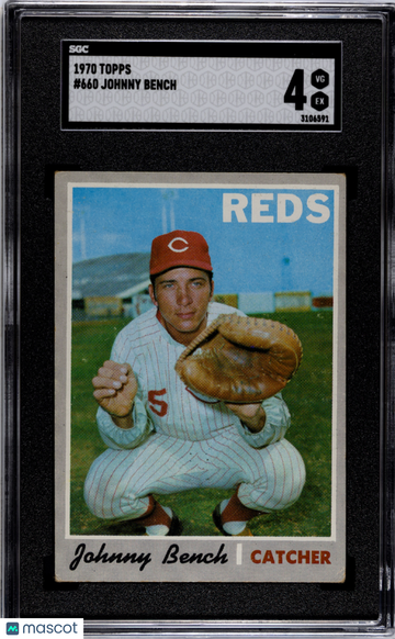 1970 Topps Johnny Bench #660 SGC 4