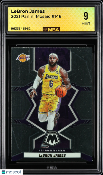2021 Panini Mosaic LeBron James #146 MBA 9