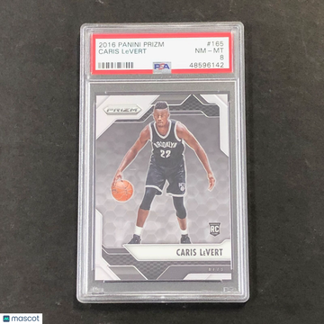 2016 Panini Prizm Caris Levert #165 PSA 8