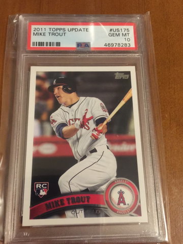 Mike Trout 2011 Topps Update RC 