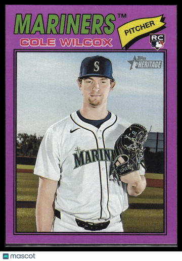 2026 Topps Heritage Cole Wilcox #155 Light Purple RC