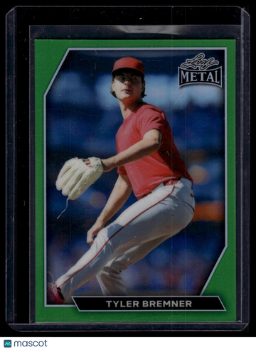 2026 Leaf Metal Tyler Bremner #164 Base Prismatic Green SN