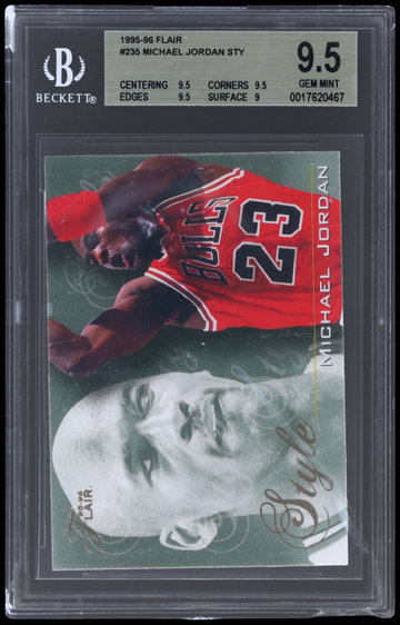 1995 Flair Michael Jordan Style BGS 9.5