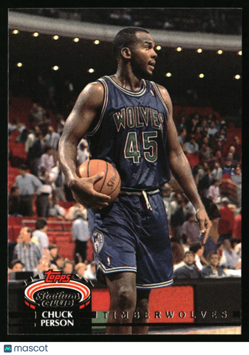 1992-93 Stadium Club Chuck Person #364 Members Only Minnesota Timberwolves