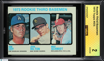1973 Topps Rookie Third Basemen #615 RC MBA 2