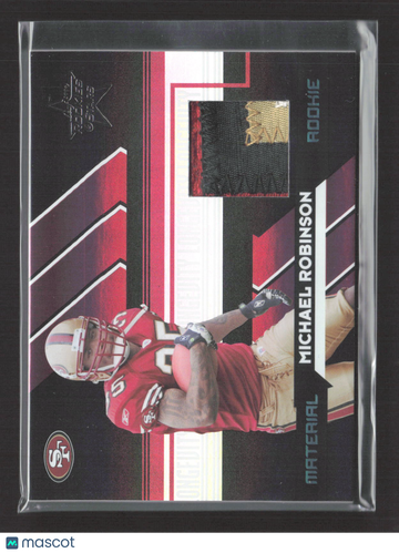 2006 Donruss Playoff Rookies & Stars Michael Robinson #264 Material Patch
