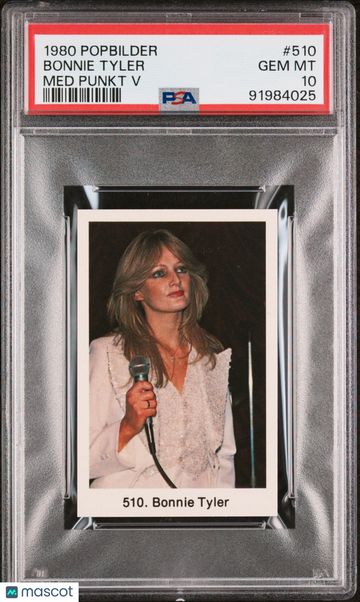 1980 Popbilder Popbilder Med Punkt V Bonnie Tyler #510 PSA 10