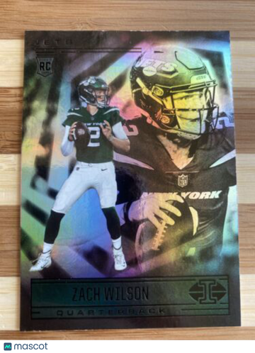 🔥2021 Panini Illusions Zach Wilson Rookie Card #60 New York Jets
