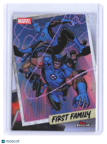 2026 Topps Finest Marvel First Family Insert FF-17 Base Ghost Rider Spider-Man Wolverine Hulk