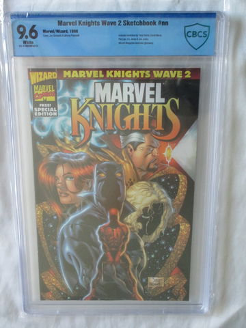 Super Find! Marvel Knights Wave 2 Sketchbook  9.6 