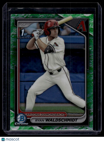 2024 Bowman Draft Ryan Waldschmidt #BDC-18 Chrome Lunar Glow Refractor