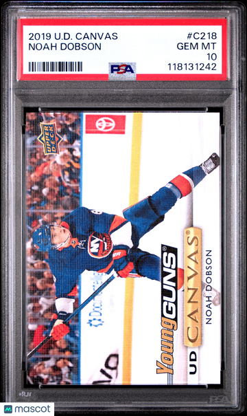 2019 Upper Deck Canvas Noah Dobson #C218 PSA 10