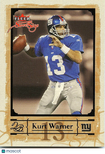 2004 Fleer Sweet Sigs Kurt Warner #24 Black