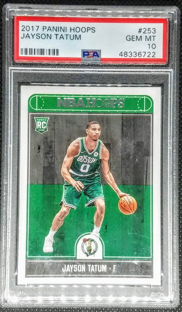 Jayson Taum 2017-18 Panini Hoops RC Rookie Card # 253 Graded PSA Gem Mint 10
