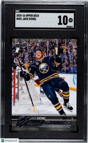 2015 Upper Deck Jack Eichel #451 SGC 10