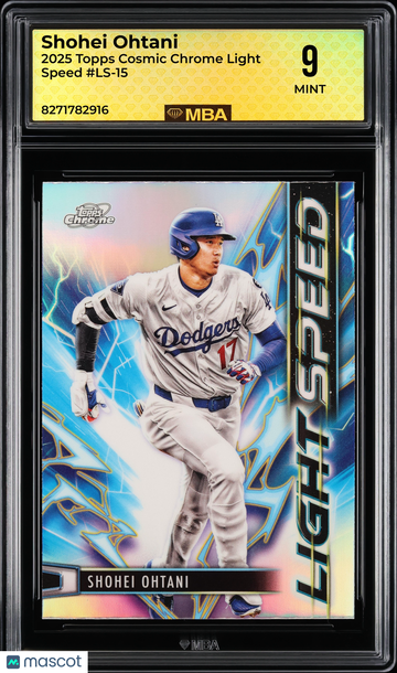 2025 Topps Cosmic Chrome Light Speed Shohei Ohtani #LS-15 MBA 9