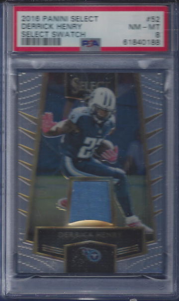 2016 Select Swatch #52 Derrick Henry PSA 8 (BillsGridironGreats)
