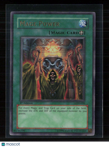 2002 Labyrinth of Nightmare Mage Power Super Rare 1st Edition