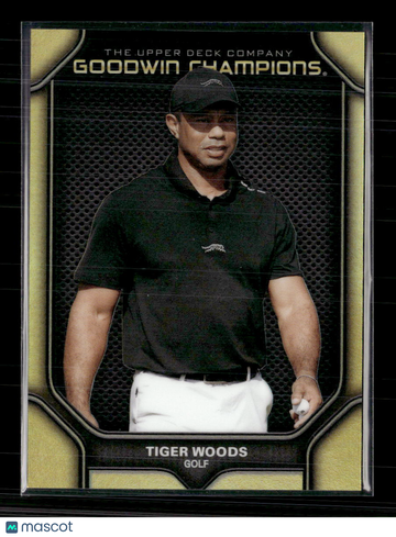 2024 Upper Deck Goodwin Champions Black and Gold Tiger Woods #P2 /50