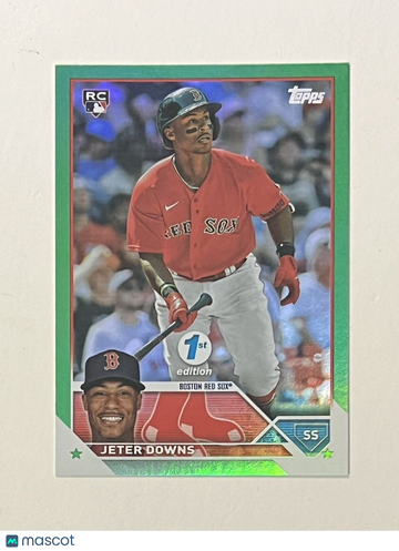 2023 Topps Jeter Downs #165 Green Foil 1st Edition