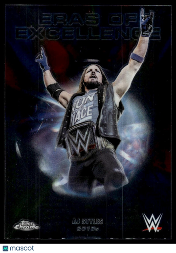 2026 Topps Chrome WWE AJ Styles #ERA-26 ERAS OF EXCELLENCE