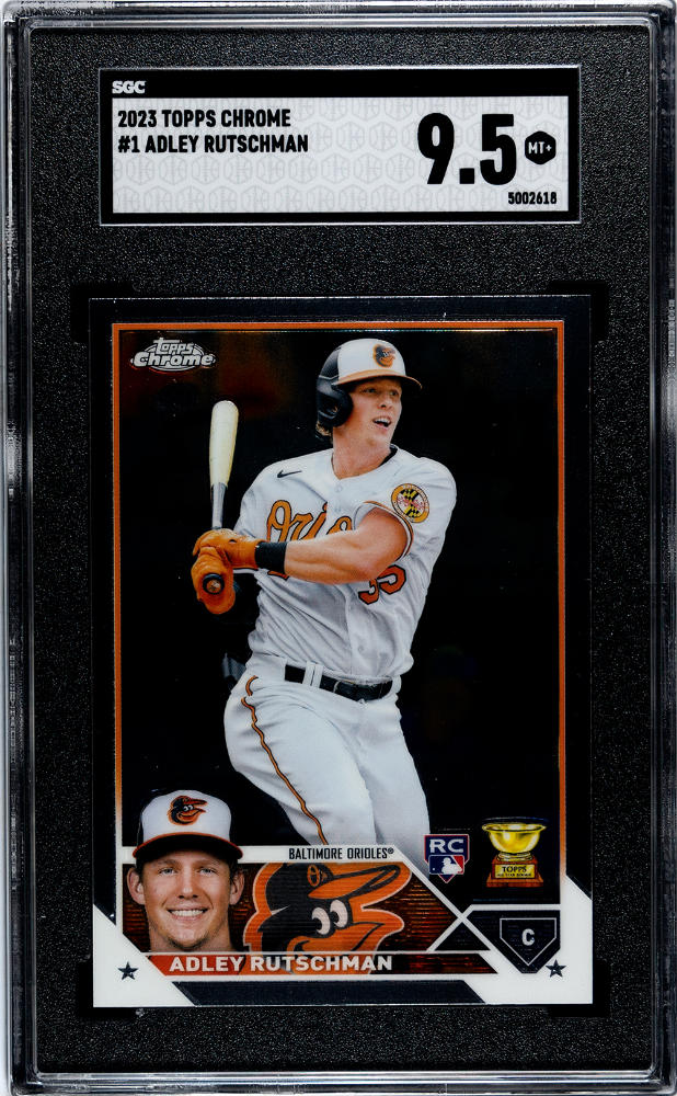2023 Topps Chrome Adley Rutschman #1 SGC 9.5