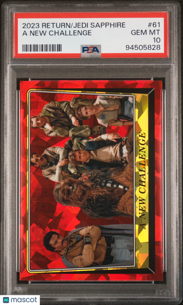 2023 Topps Chrome Sapphire Star Wars Return Of The Jedi A New Challenge #61 PSA 10