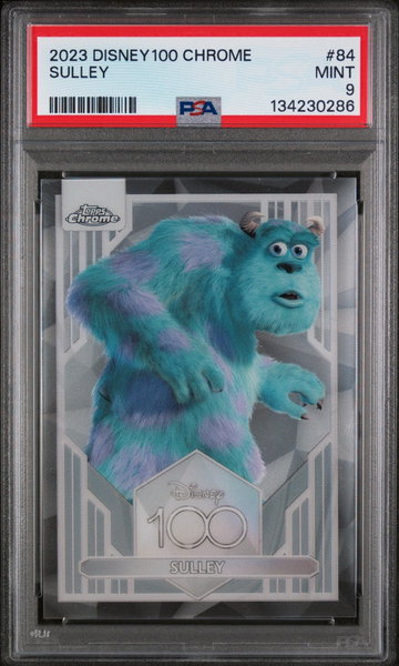 2023 Topps Chrome Disney100 Sulley #84 PSA 9