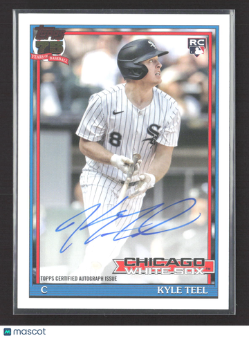 2026 Topps 1991 Topps Baseball Autograph Card Kyle Teel #91A-KTE RC