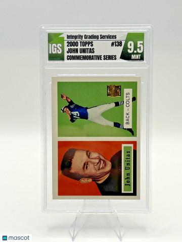 2000 Topps Johnny Unitas #R1 [Base] Insert 9.5