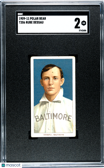 1909 Polar Bear (T206) Rube Dessau SGC 2