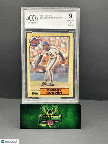 1987 Topps Dwight Gooden #130 BCCG 9