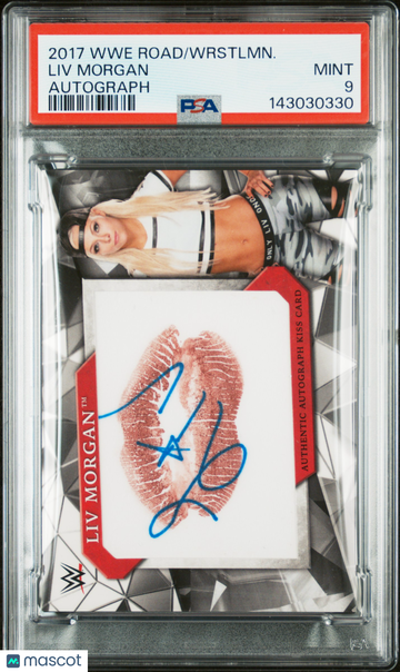 LIV Morgan 2017 Topps WWE Road To Wrestlemania PSA 9