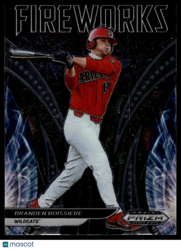 2021 Panini Prizm Draft Picks Branden Boissiere #F-BB Fireworks