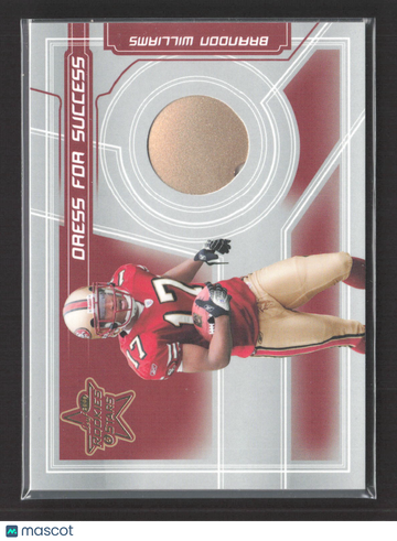 2006 Donruss Rookies & Stars Dress for Success Brandon Williams #DS-8 Authentic Helmet