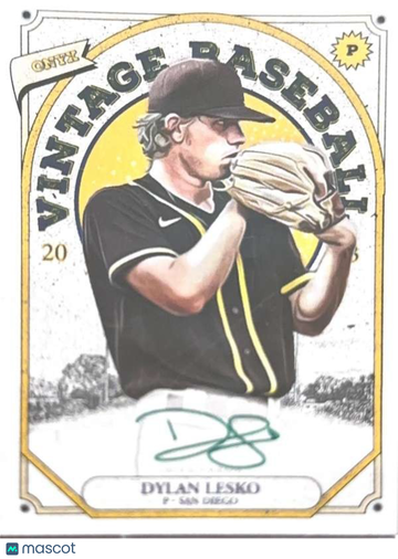 2022 Onyx Vintage Extended: Green Signatures Dylan Lesko #VADL