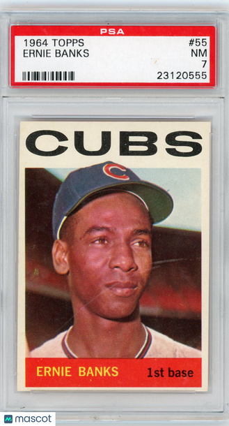 1964 Topps Ernie Banks #55 PSA 7