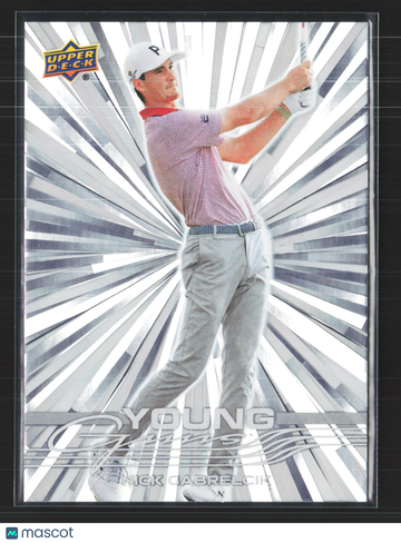 2026 Upper Deck Golf Young Guns Outburst Nick Gabrelcik #118