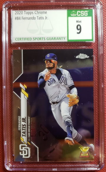 #84 Fernando Tatis Jr. 2020 Topps Chrome CGS 9 Mint